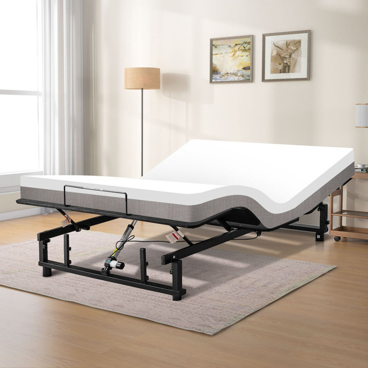 Alwyn Home Cheridy Zero Gravity Adjustable Bed with Wireless Remote